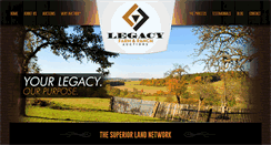 Desktop Screenshot of legacylandauctions.com